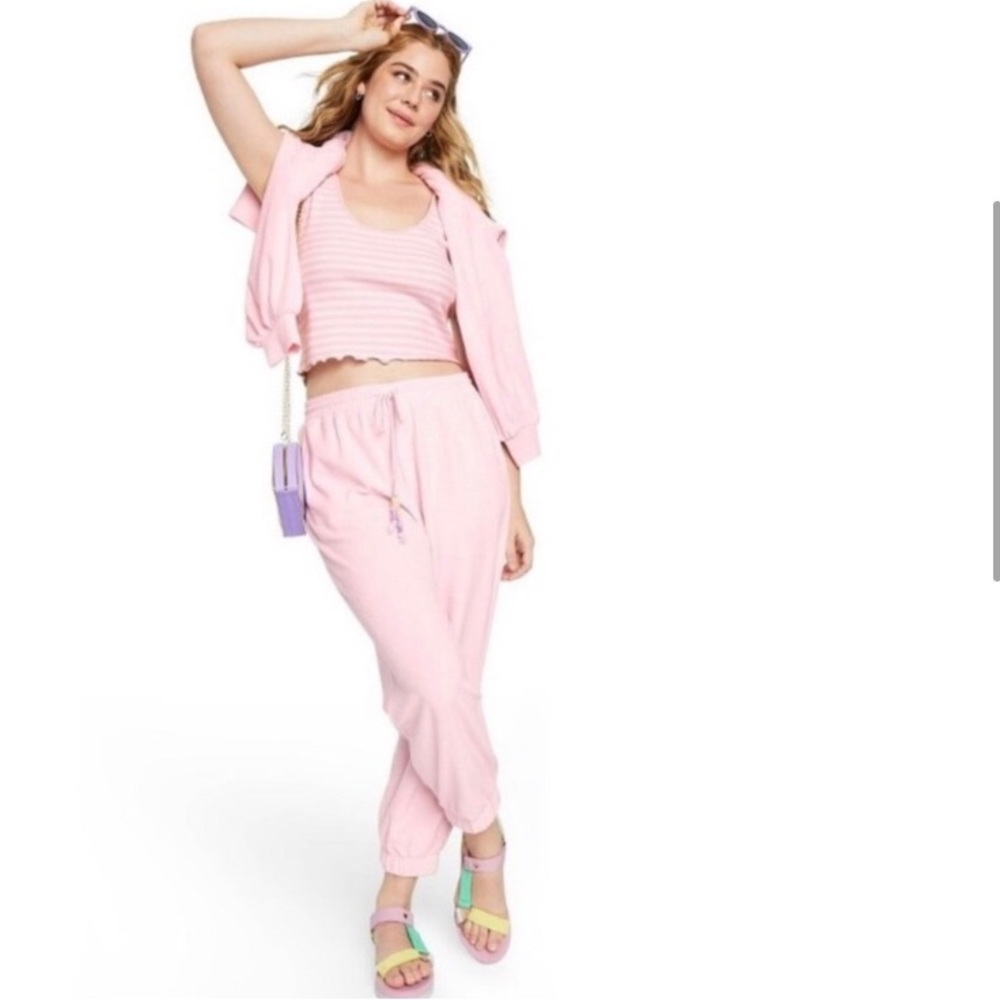 NWT Stoney Clover Lane x Target Pink Joggers Size M